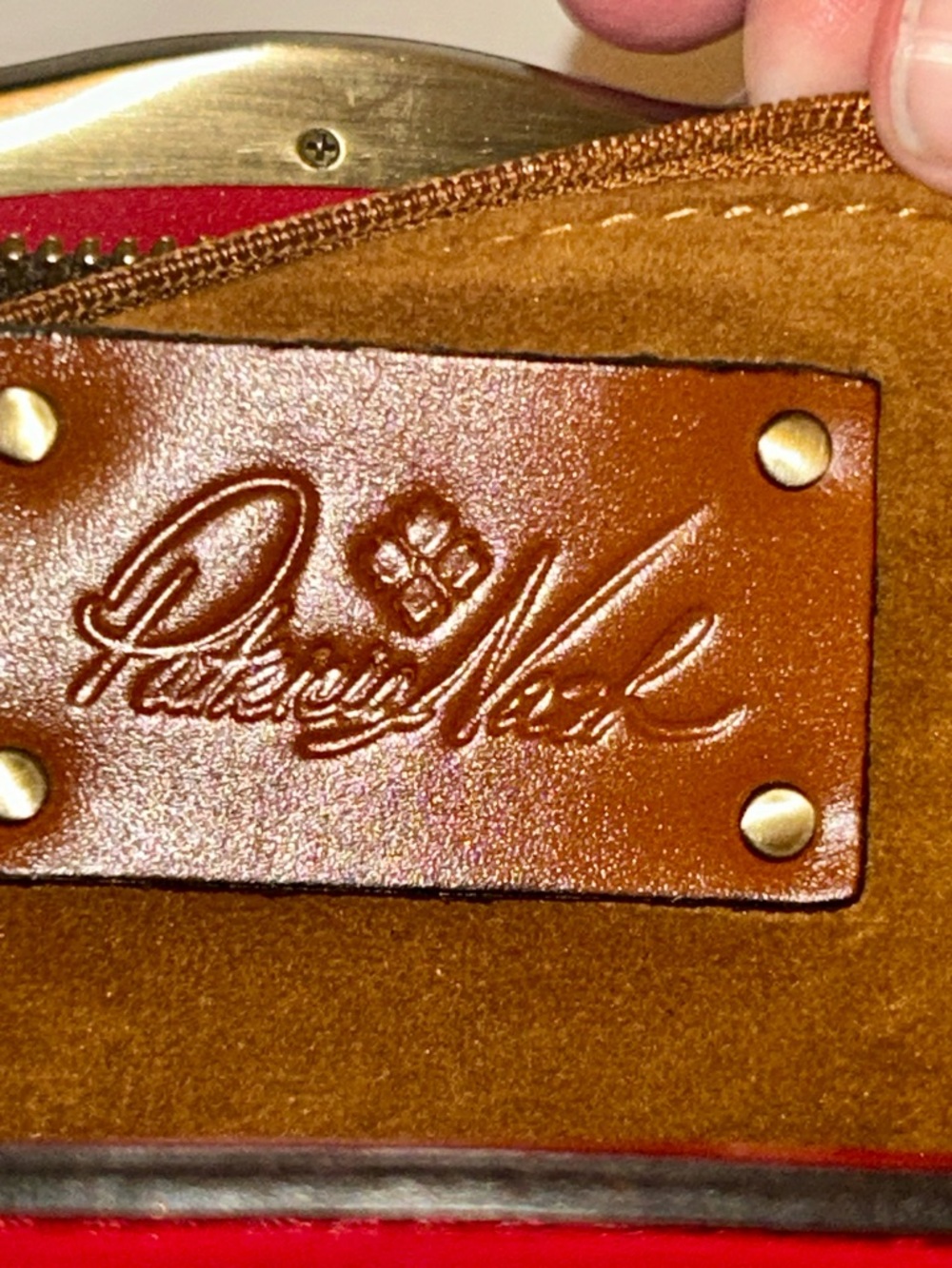 Patricia Nash Valletta Floral Embossed Satchel Bag. RARE!  Sold out everywhere - Picture 9 of 9